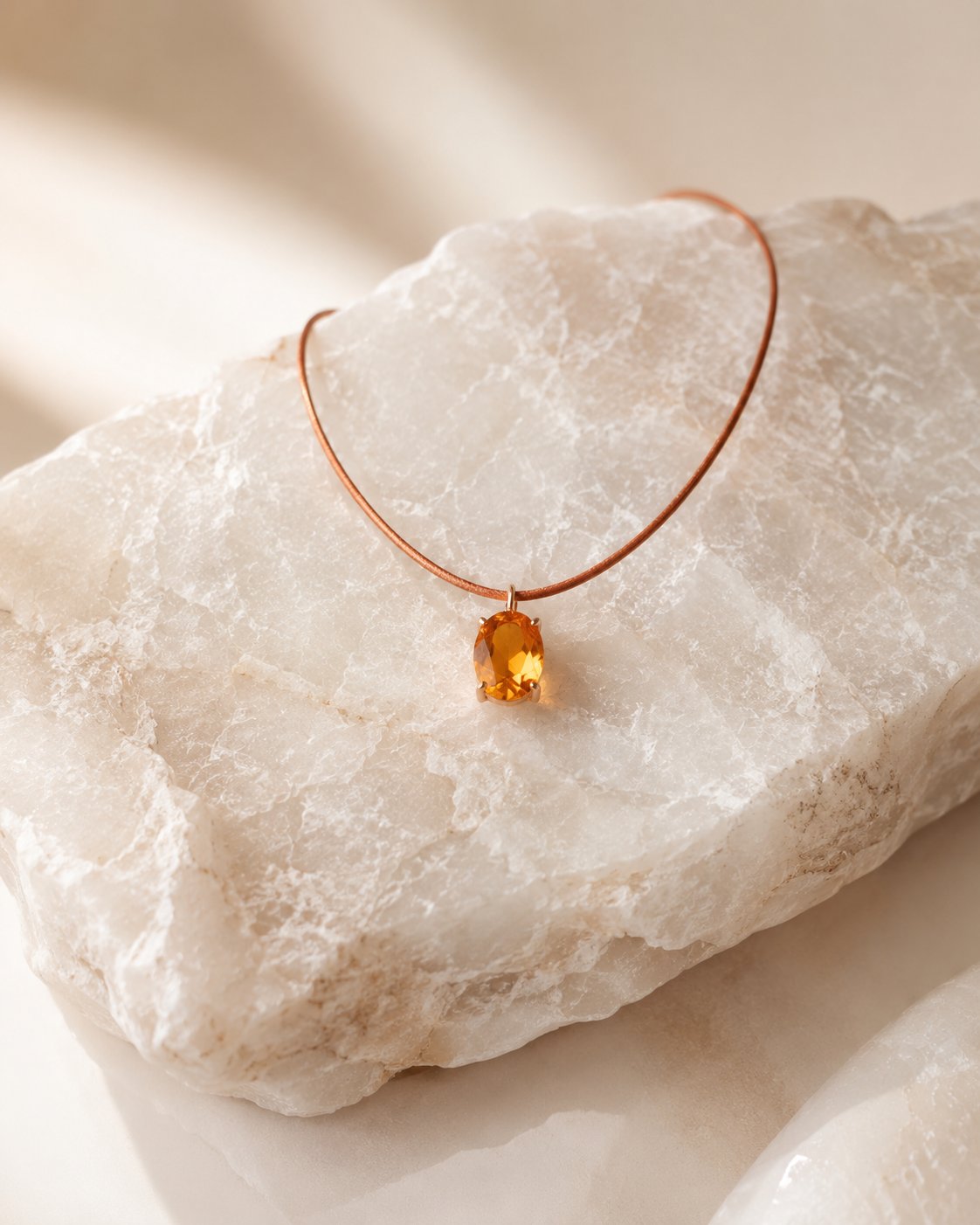 CHOKER FIO DE SEDA GOTA OVAL