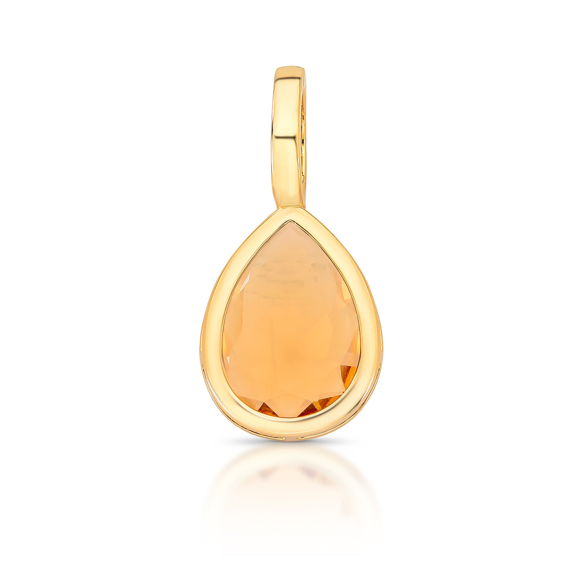 PINGENTE COM CRISTAL DE GOTA E FECHO