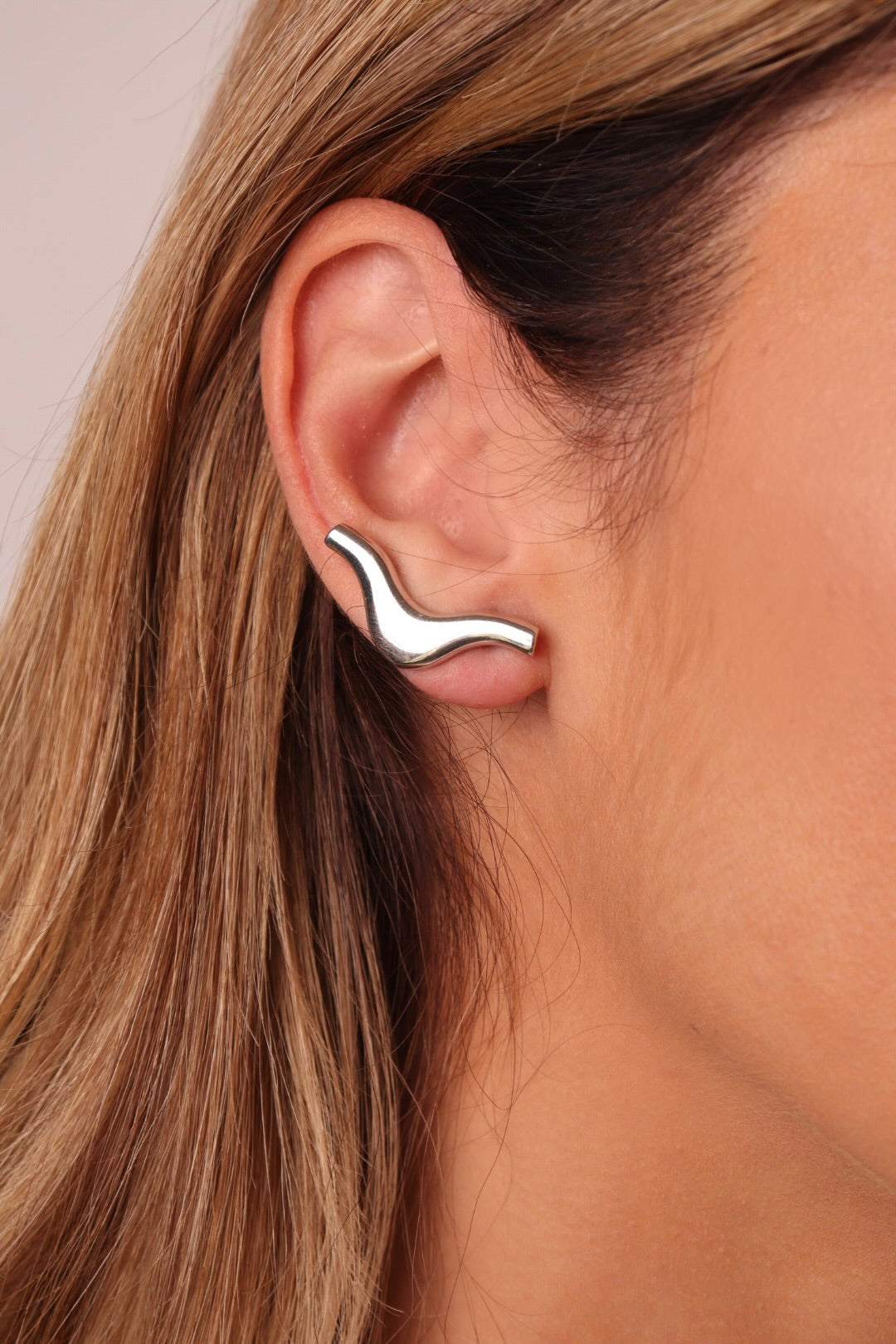 BRINCO EAR CUFF ONDA CELESTE