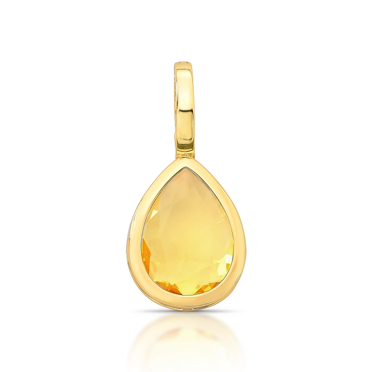 PINGENTE COM CRISTAL DE GOTA E FECHO
