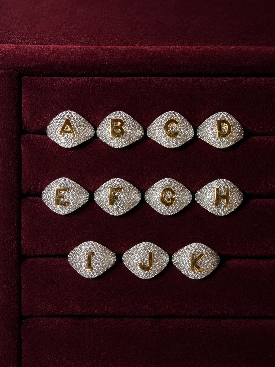 ANEL AJUSTÁVEL DE DEDINHO LETRA LUX
