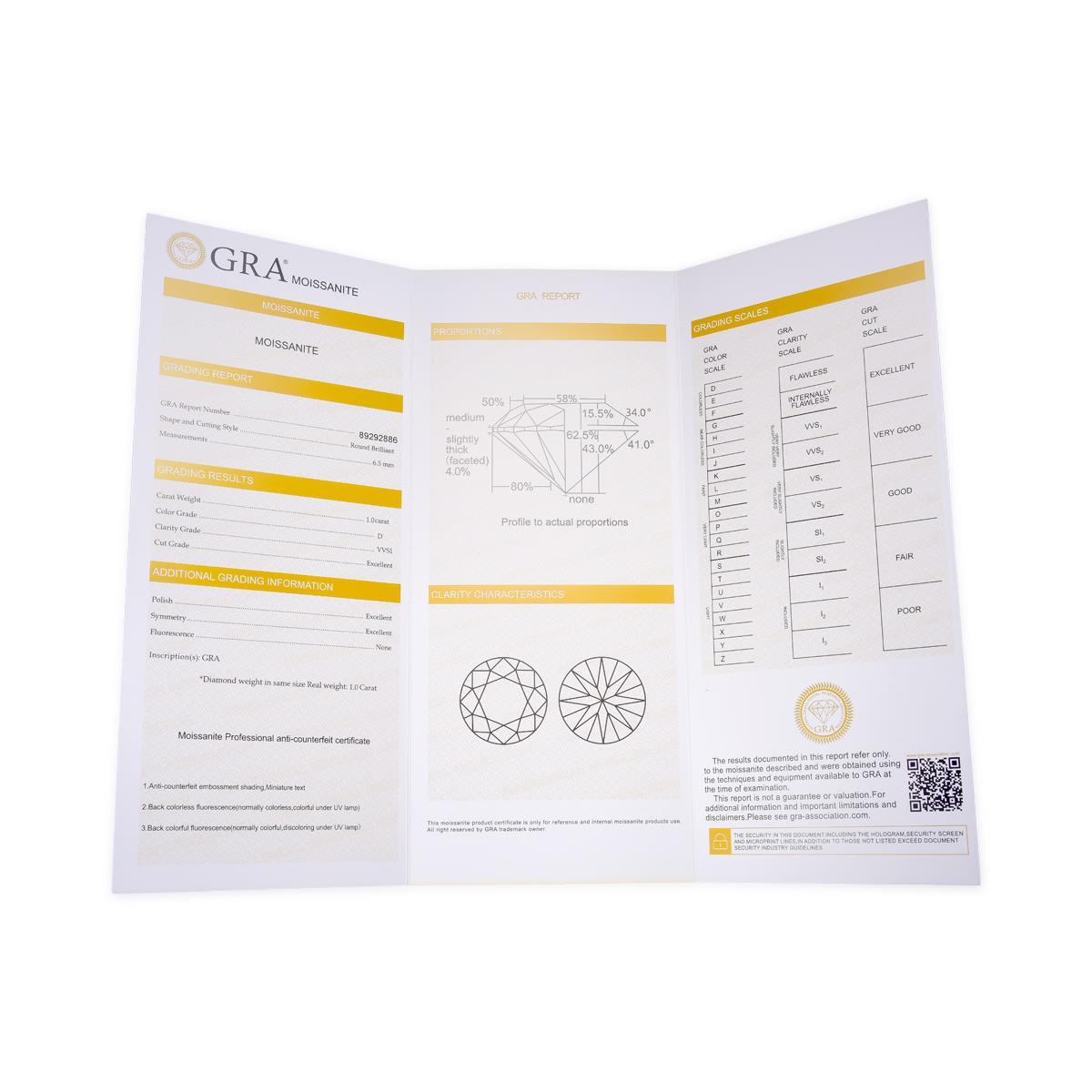 BRINCO MOISSANITE PONTO DE LUZ