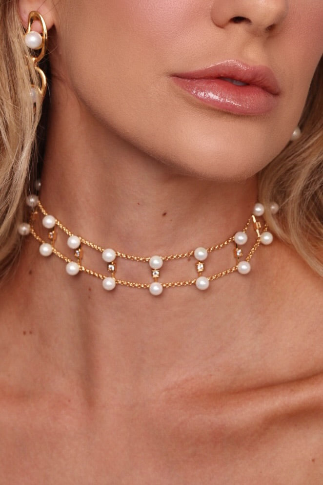 CHOKER DUAS VOLTAS ECLAT SHELL