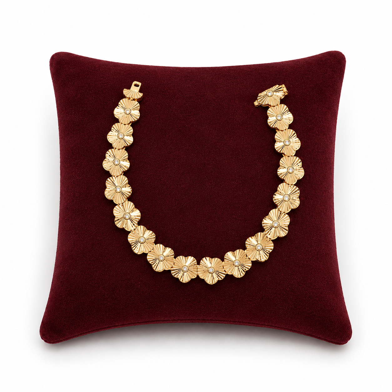 PULSEIRA FLORES LUMINA PRATA 925