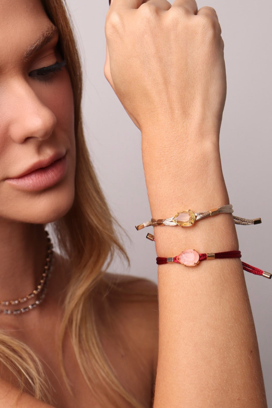 PULSEIRA FIO DE SEDA GOTA