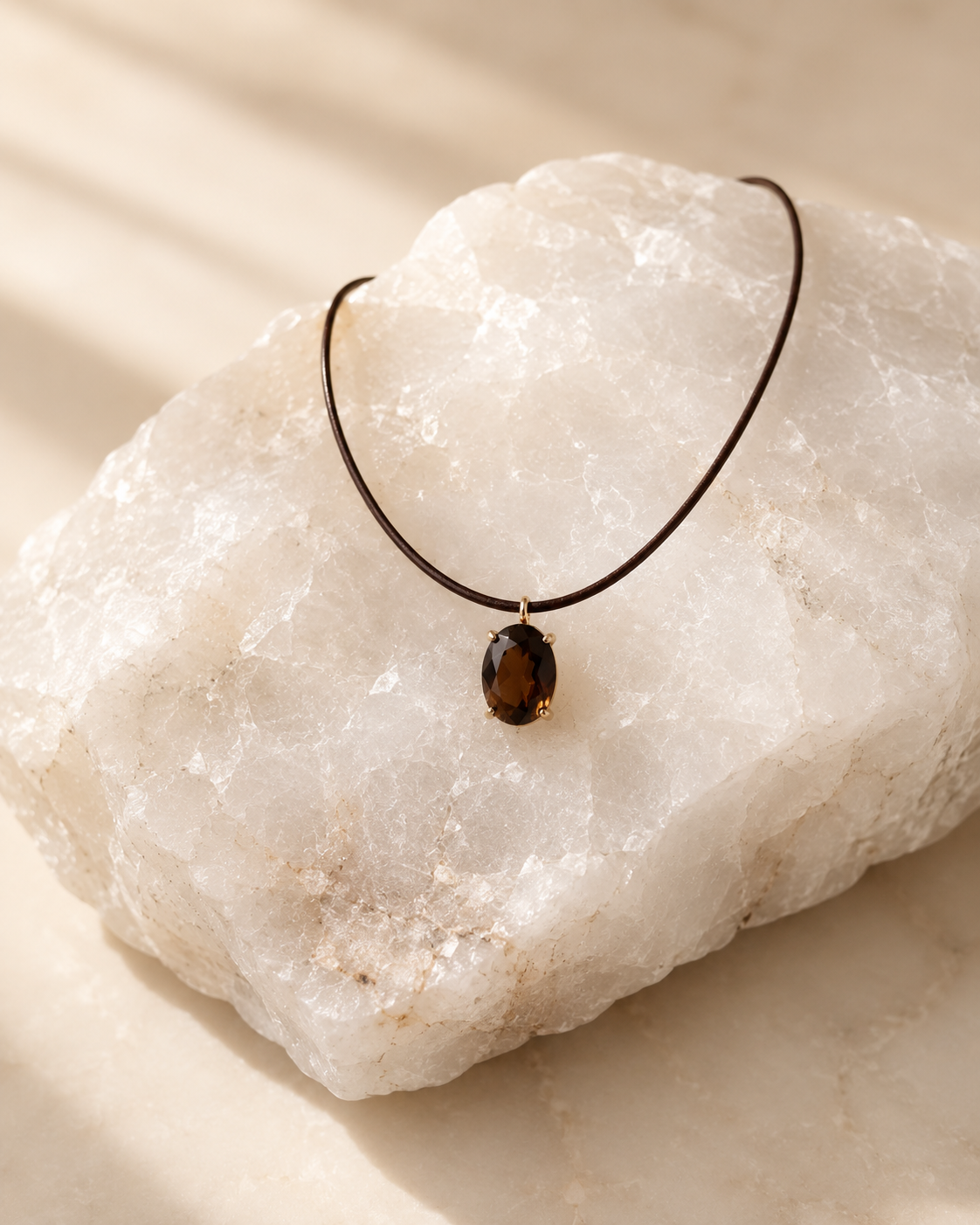 CHOKER FIO DE SEDA GOTA OVAL