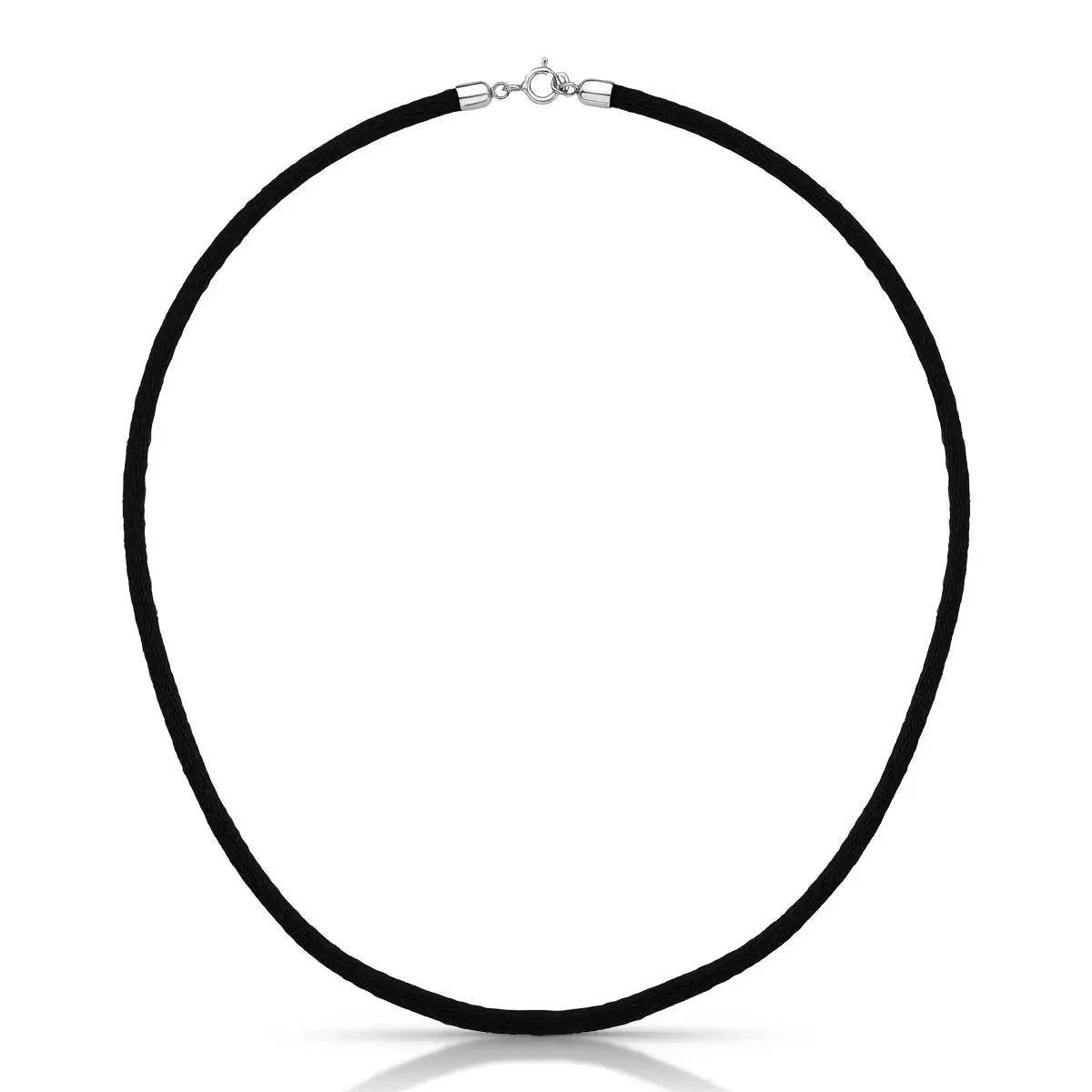 COLAR DE FIO ENCERADO PRATA 925