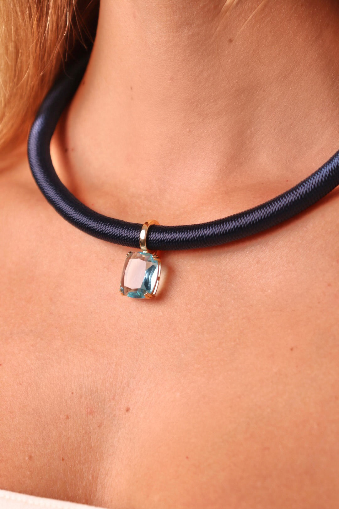 PINGENTE CRISTAL RETANGULAR