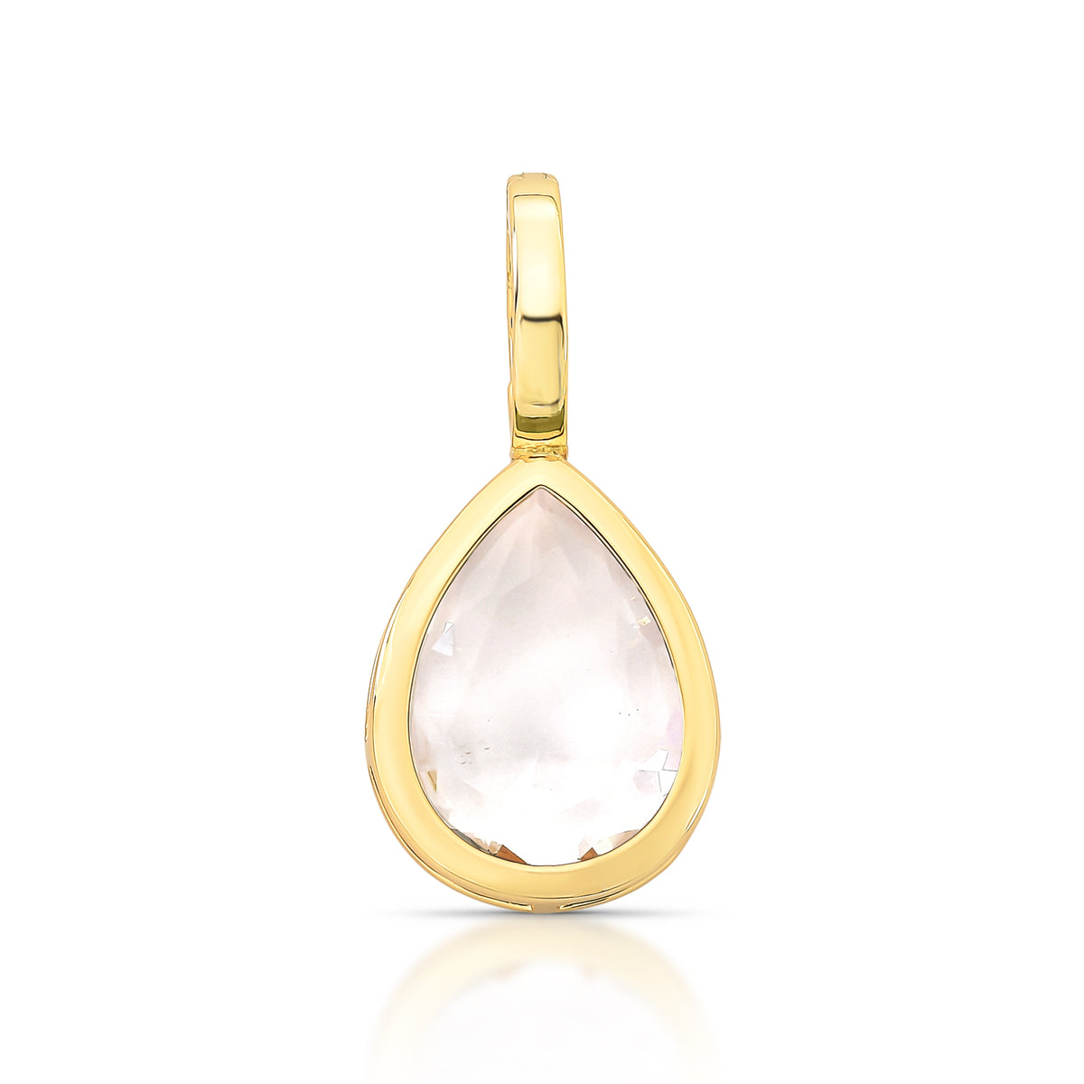 PINGENTE COM CRISTAL DE GOTA E FECHO
