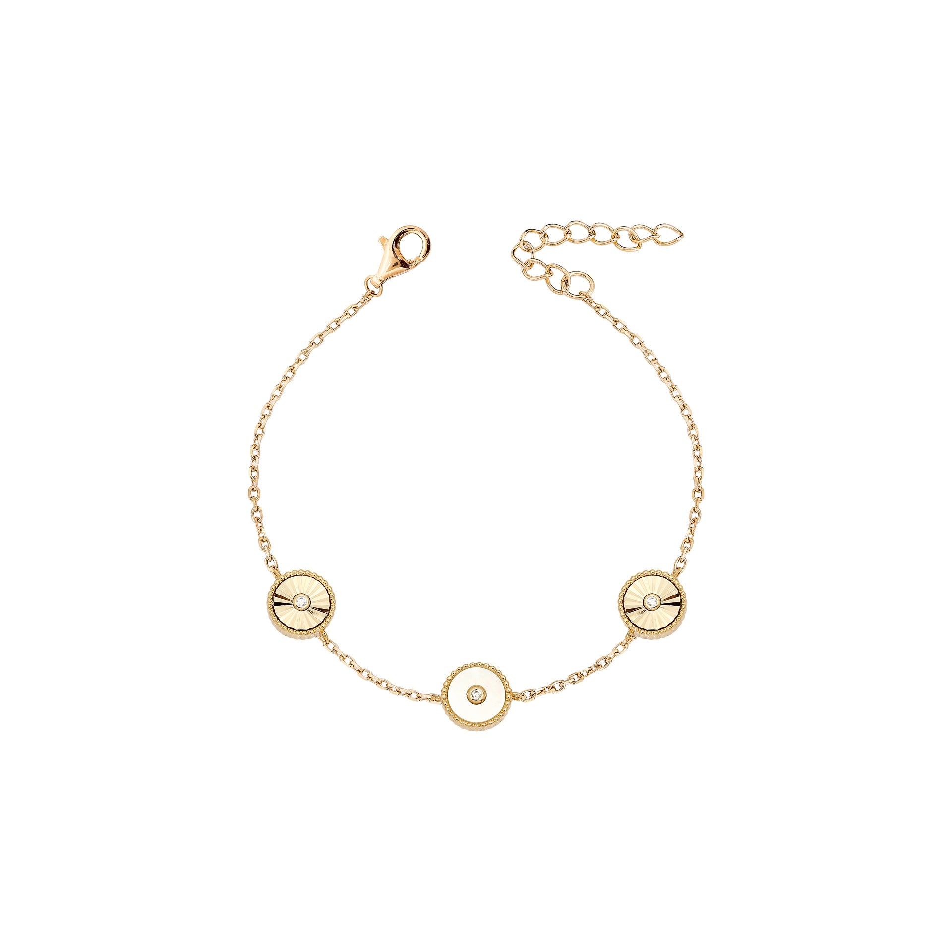 PULSEIRA TRIO SERENO PRATA 925