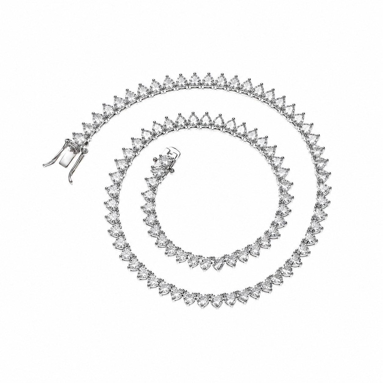 COLAR RIVIERA CORAÇÃO DE LUZ 4MM