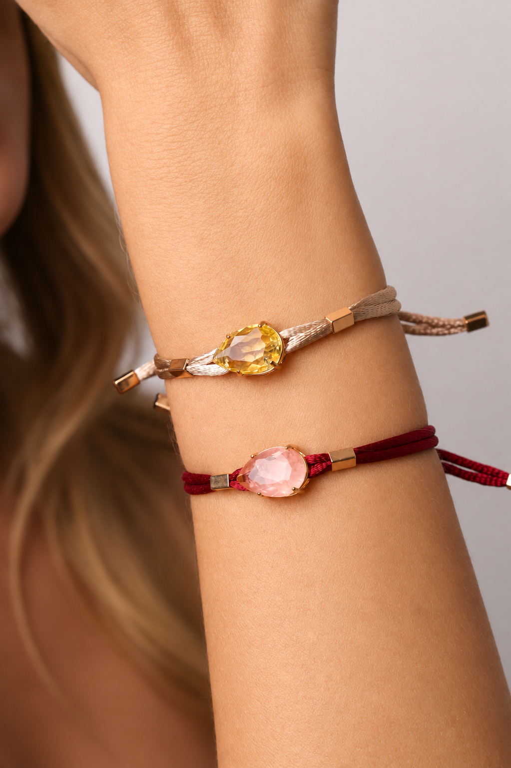 PULSEIRA FIO DE SEDA GOTA