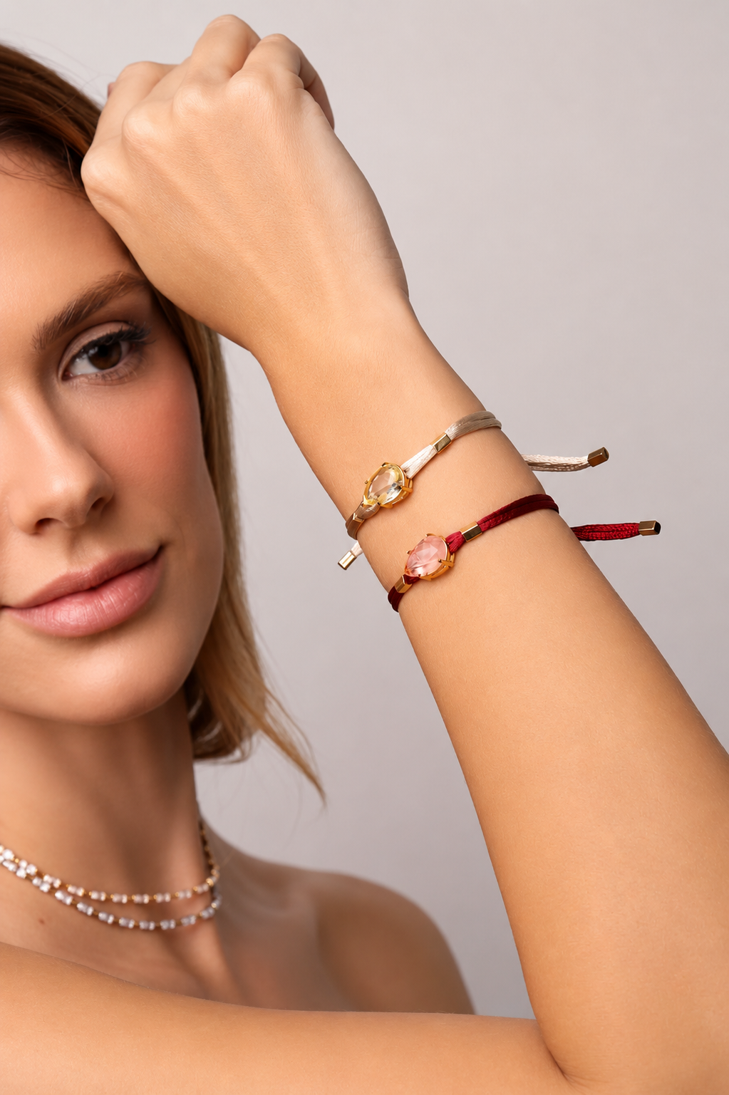 PULSEIRA FIO DE SEDA GOTA