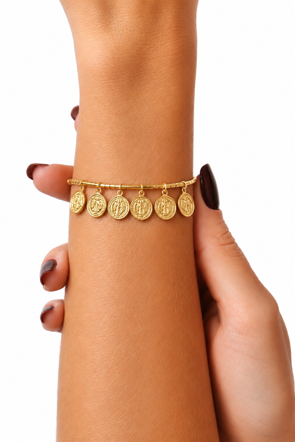 PULSEIRA AJUSTÁVEL MEDALHAS SÃO BENTO