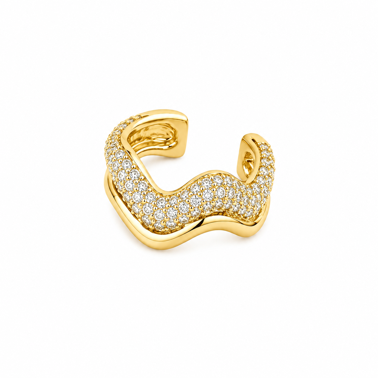 PIERCING FALSO ZIG ZAG CRAVEJADO