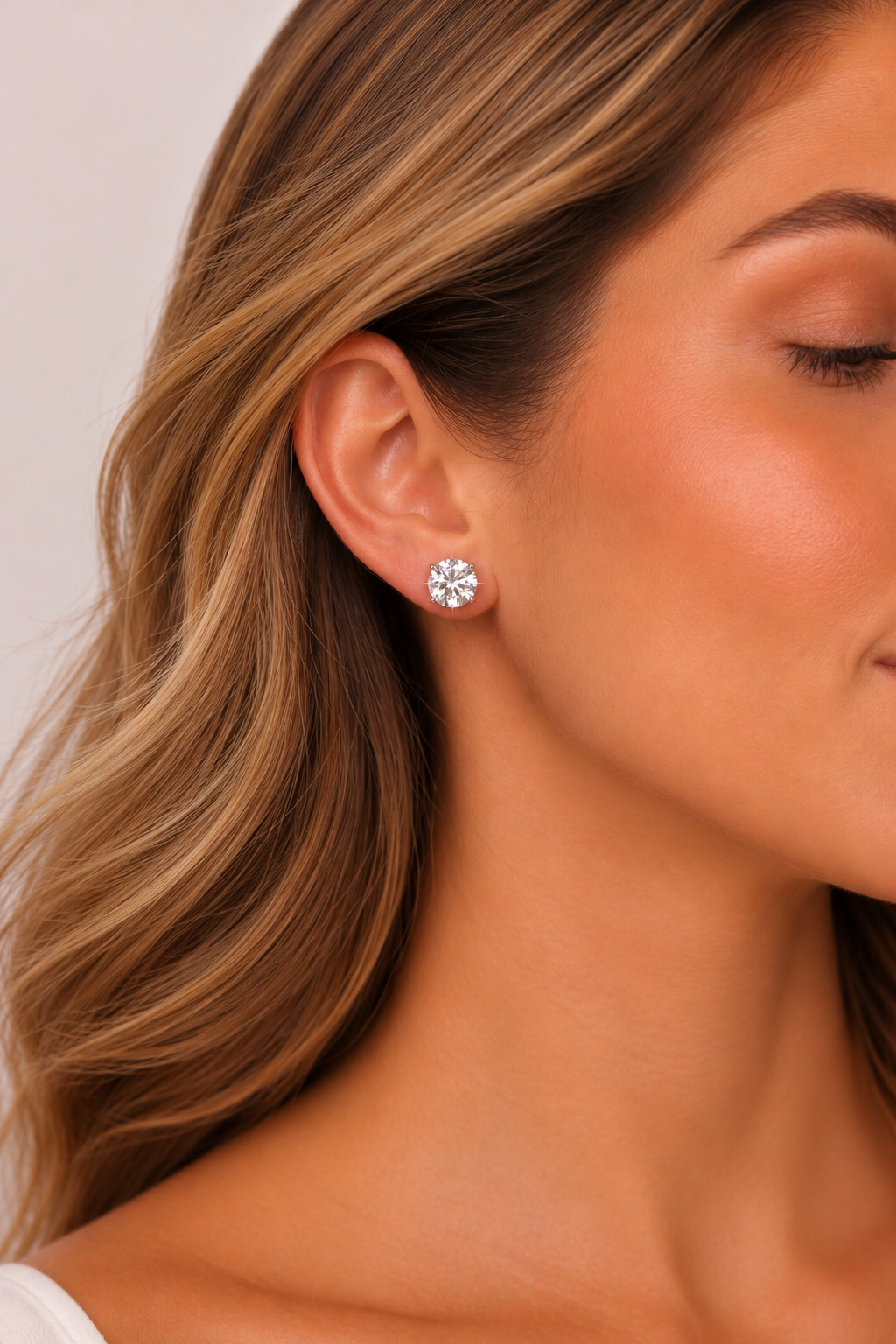 BRINCO MOISSANITE PONTO DE LUZ