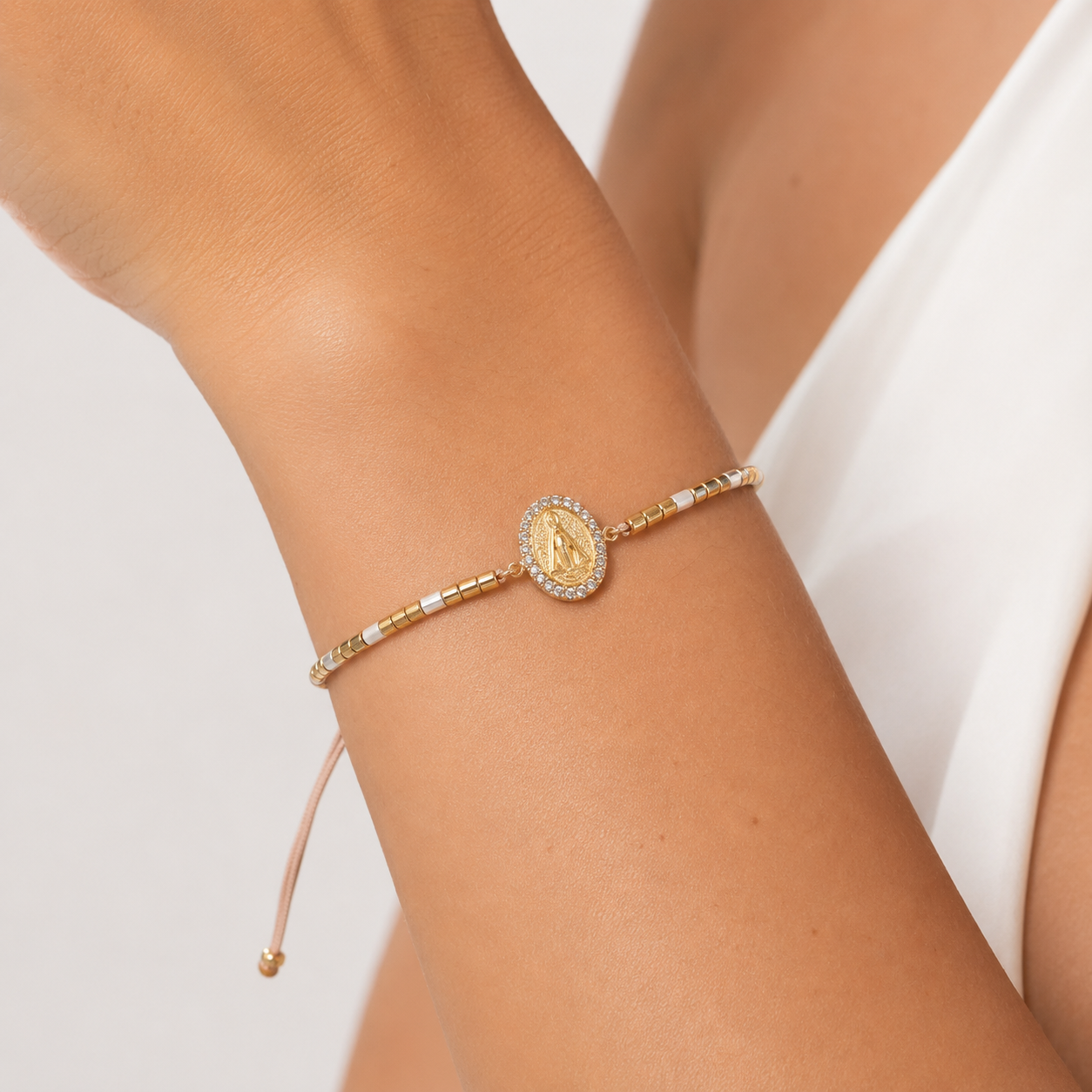 PULSEIRA AJUSTÁVEL CANUTILHOS NOSSA SENHORA MIX DE BANHOS