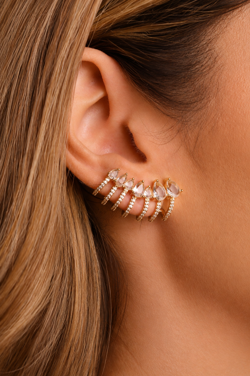 BRINCO EAR CUFF ESSENZA PRATA 925