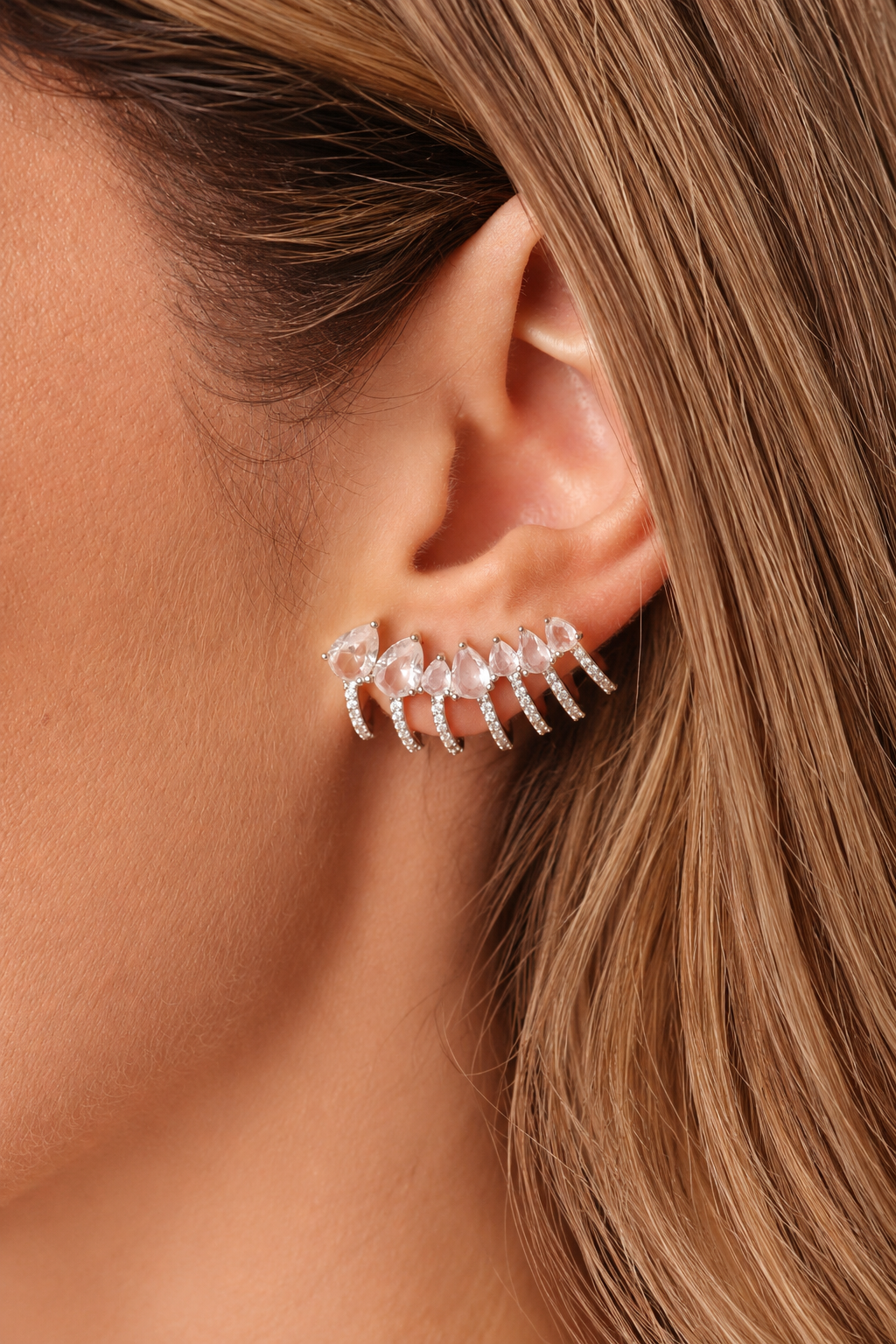 BRINCO EAR CUFF ESSENZA PRATA 925
